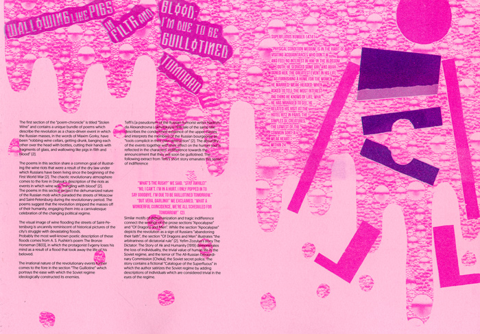 HONOURS REVIEW MAGAZINE SPREADS