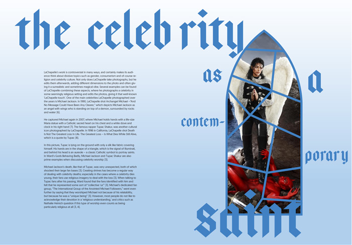 HONOURS REVIEW MAGAZINE SPREADS