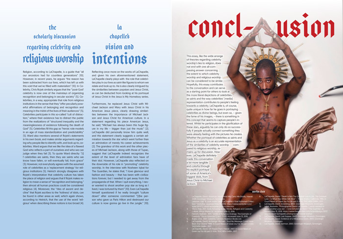 HONOURS REVIEW MAGAZINE SPREADS